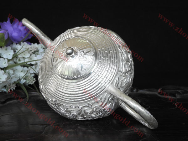 家用金銀制品 純金銀茶壺